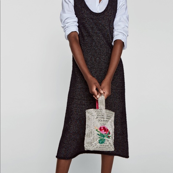 Zara beaded hand bag - Picture 3 of 6